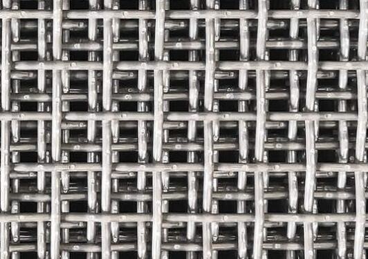 Great Strength Stainless Steel Crimped Wire Mesh Solid Structure For Grill Vibrating Screen