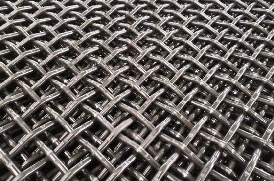 Great Strength Stainless Steel Crimped Wire Mesh Solid Structure For Grill Vibrating Screen