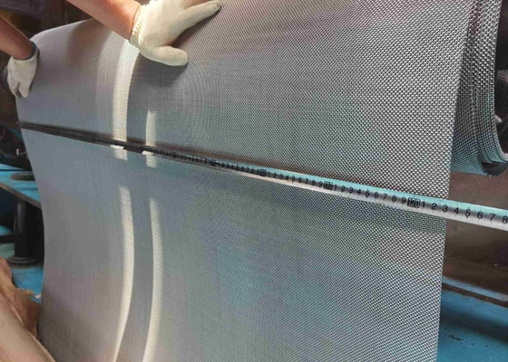 Security Protection Metal Wire Mesh Screen Theft Proof Aluminum Profile Plain Weave