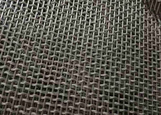 Het geplooide Decoratieve Geweven Metaal Mesh Black van de Voorgevelbekleding