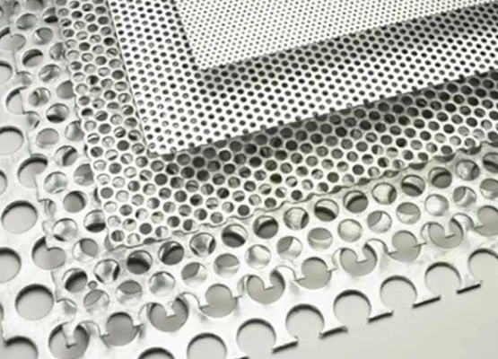 Geperforeerd plaatpaneel Aluminium Roestvrij staal Gegalvaniseerd metaal