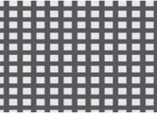 Vierkant verspringend geperforeerd metaal 2 mm gat 6 mm hartafstand