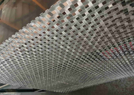 6mm Gat 6mm X 1.5mm Robuust Vlak Draad Geweven Metaal Mesh Durable