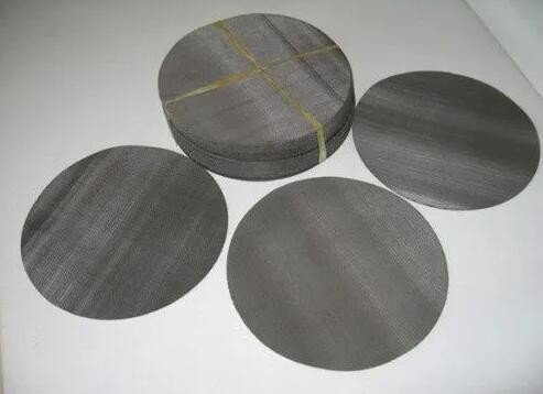 Rustvrij staal 304 Extruder Screen Disc Hoogtemperatuurweerstand Corrosieweerstand