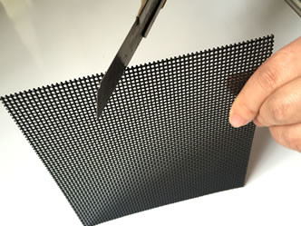 Knifproof Window Screen Mesh Roestvrij staal poeder bedekt met 0,035 