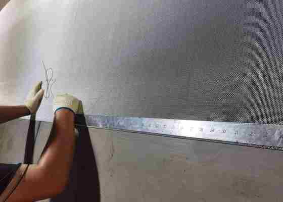 Raamdeur Roestvrijstalen Beveiligingsscherm 304 316 9.5 Maaswijdte Poeder / PVC Gecoat