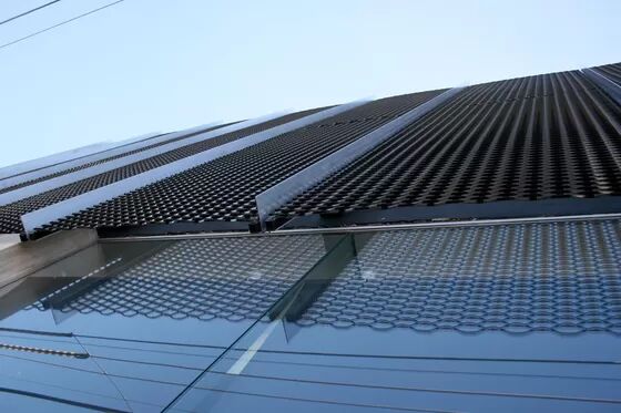 Aluminium Uitgezet Metalen Scherm Gaas Gordijngevel Gegalvaniseerd Bouwontwerp Materiaal