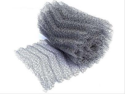 Gehaakte Weefsel Gecomprimeerd Gebreid Draadgaas Filter Zeef Vlak / Gegolfd Type