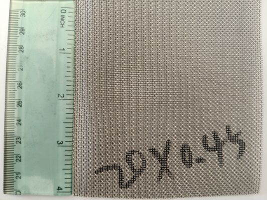 20 mesh 0,45 mm draad roestvrij staal platbinding vierkant gaas, ver superieure corrosiebestendigheid