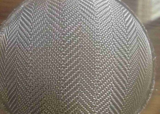 AISI304 8 To 100 Stainless Steel Woven Wire Mesh Herringbone Weave