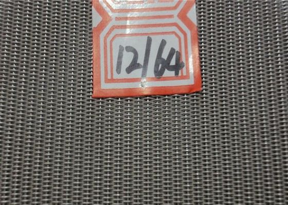 0.56mmx0.40mm het Netwerk12x64 Netwerk van de Roestvrij staal Nederlands Draad