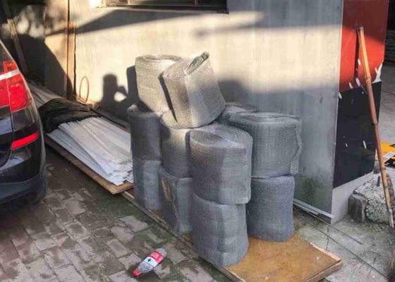 0.1mm tot 0.55mm Roestvrij staalmetaal Mesh Corrosion Resistance