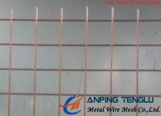 Van de Draadmesh copper coated brass or van AISI Ss Gelaste het Verkoperenoppervlakte