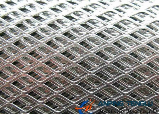 Diamond Flattened Expanded Metal Wire Mesh Small Hole 8mm dik