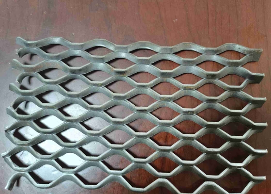 Staal 0.8mm Dikke Uitgebreide Metaalfilter Mesh Diamond Shaped Openings
