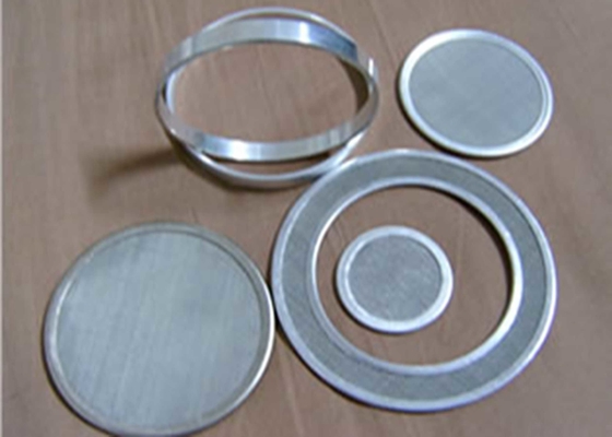 Ring Stainless Steel Wire Cloth-Schijven voor Schoon te maken en Opnieuw te gebruiken Filtratie