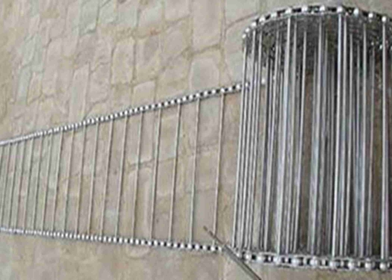 Ss 304 de Rechte en Gebogen Types van LadderTransportband