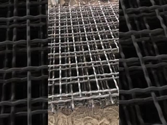 Zwaar gekrompen gaas